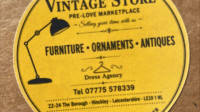 A photograph of The Vintage Store in Hinckley