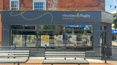 A photograph of Hinckley & Rugby Building Society in Hinckley