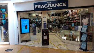 A photograph of The Fragrance Shop in Hinckley