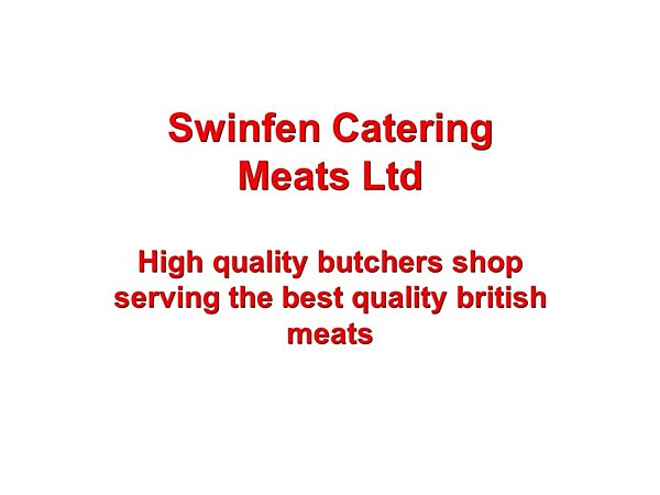 Swinfen Catering Meats Ltd company logo