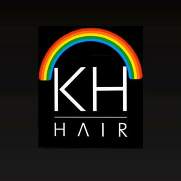 KH Hair company logo