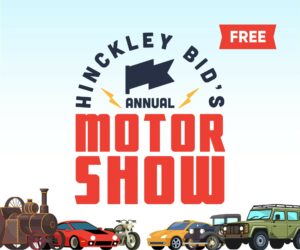 Hinckley BID's 14th Annual Motor Show, 2025 promotional graphic