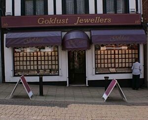 Goldust Jewellers offer promotional graphic