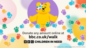 Pudsey Bear came to Hinckley photograph