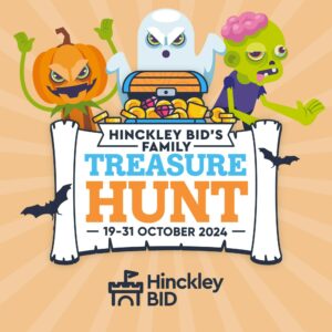 Some of our intrepid Halloween Treasure Hunters photograph